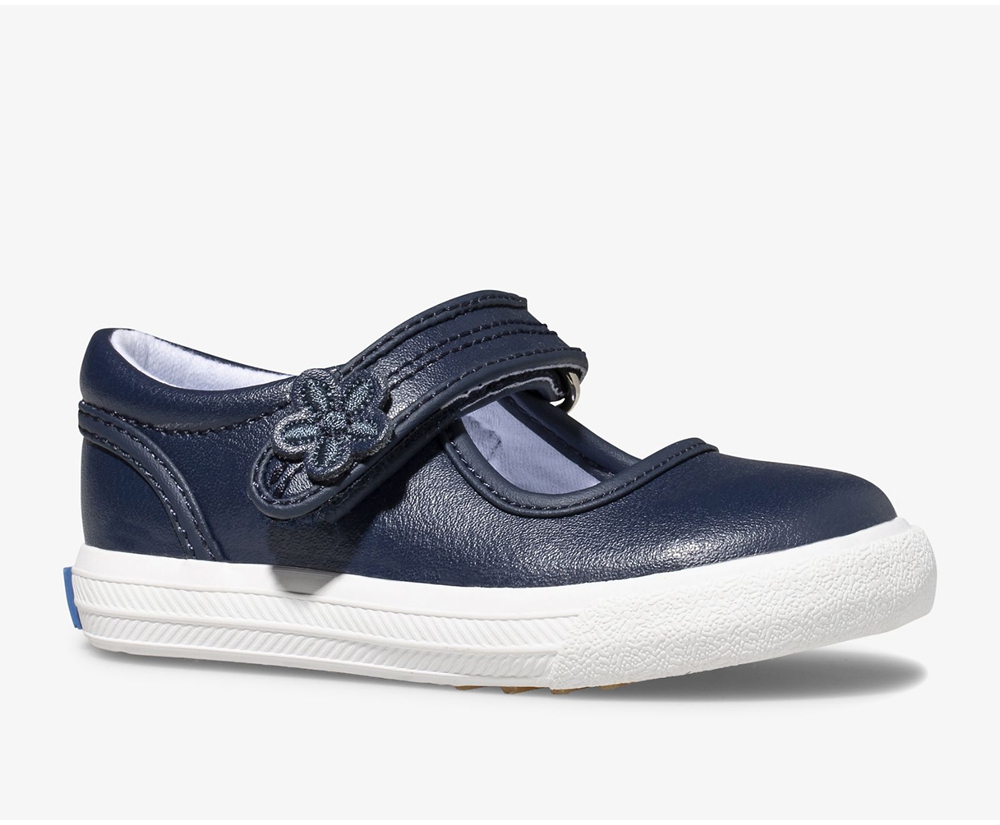 Slip Ons Keds Niña Azul Marino - Ella Mary Jane - 6258-PBCHI